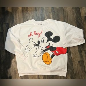 NWOT Mickey Mouse Sweatshirt Size XXL